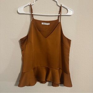 Women's Dark Orange Camisole Top